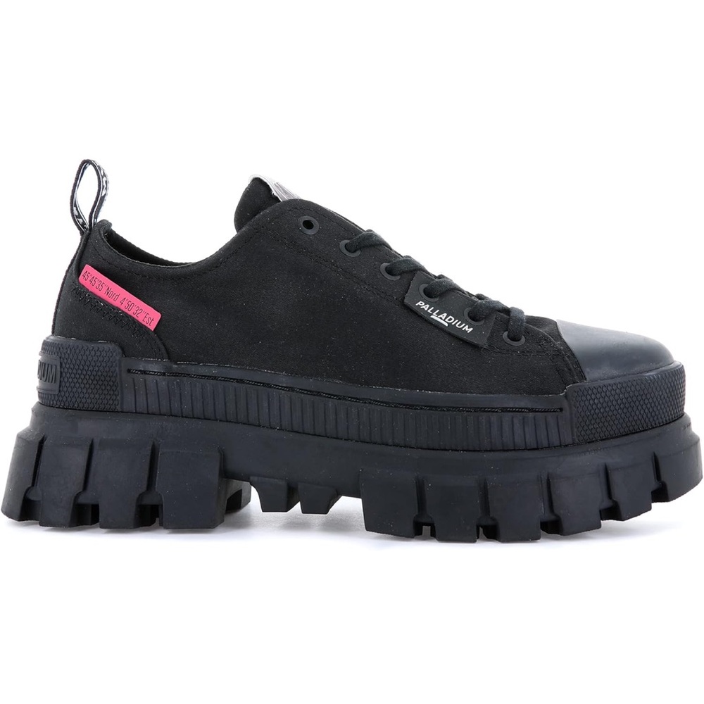 Palladium Women's Black Revolt Lo Chunky Sneakers